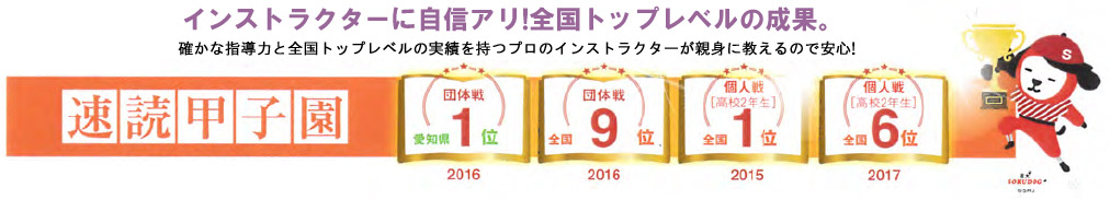 2017年まで速読甲子園結果