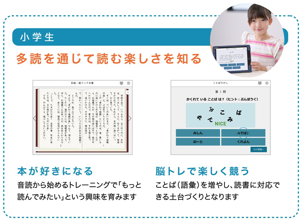 小学生　多読を通じて読む楽しさを知る